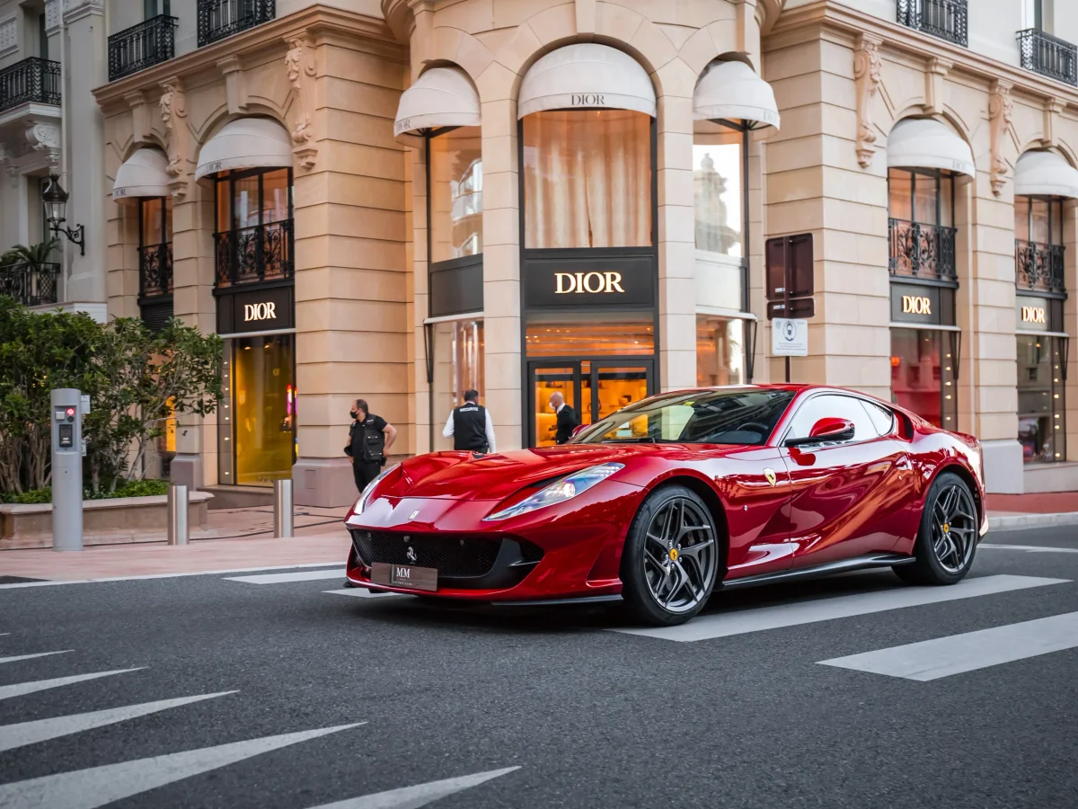 Ferrari 812 Superfast on the French Riviera
